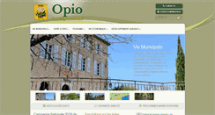 Desktop Screenshot of mairie-opio.fr