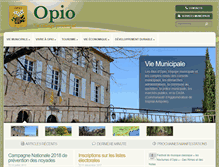 Tablet Screenshot of mairie-opio.fr