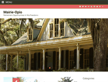 Tablet Screenshot of mairie-opio.com
